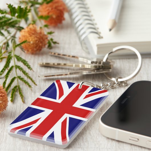 Union Jack Sleutelhanger (Voorkant Rechts)