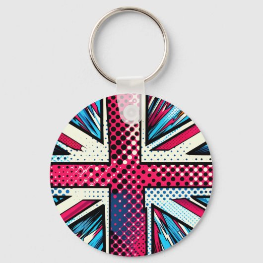 Union jack-sleutelhanger sleutelhanger (Voorkant)