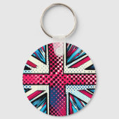 Union jack-sleutelhanger sleutelhanger (Achterkant)