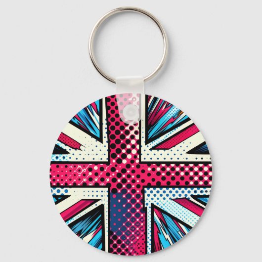Union jack-sleutelhanger sleutelhanger (Achterkant)
