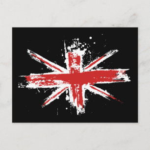 Union Jack Splatter Briefkaart