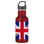 Union Jack Stainless Steel Bottle Waterfles (Voorkant)