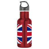 Union Jack Stainless Steel Bottle Waterfles (Achterkant)