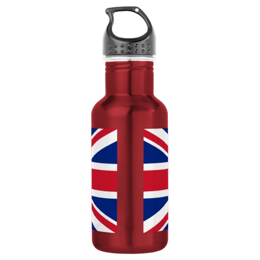 Union Jack Stainless Steel Bottle Waterfles (Achterkant)