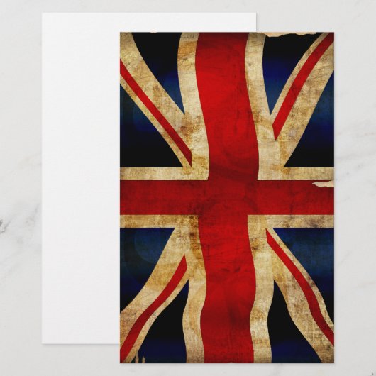Union Jack Stationery Briefpapier (Voorkant / Achterkant)
