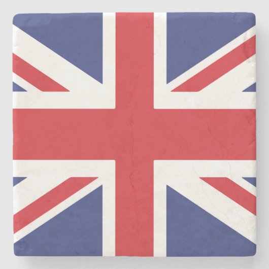 Union Jack Stenen Onderzetter (Voorkant)