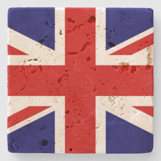 Union Jack Stone Onderzetter (Voorkant)