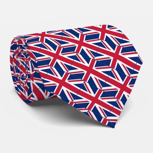 Union Jack Stropdas (Opgerold)