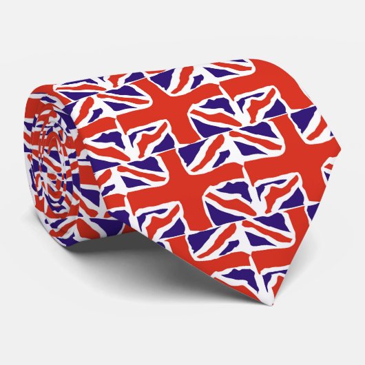 Union Jack Stropdas (Opgerold)