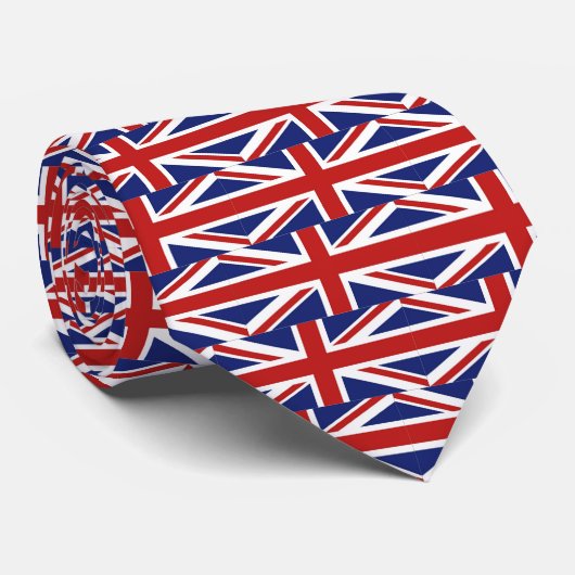 Union Jack Stropdas (Opgerold)