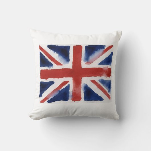 Union jack t shirt  kussen (Voorkant)