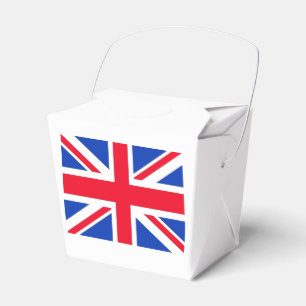 Union Jack Takeaway Favor Box Bedankdoosjes