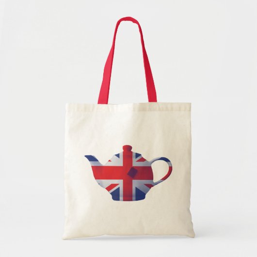 Union Jack Teapot Tote Bag (Voorkant)
