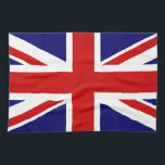 Union Jack Theedoek<br><div class="desc">Eenvoudig en schoon Brits vlaggen Union Jack.</div>