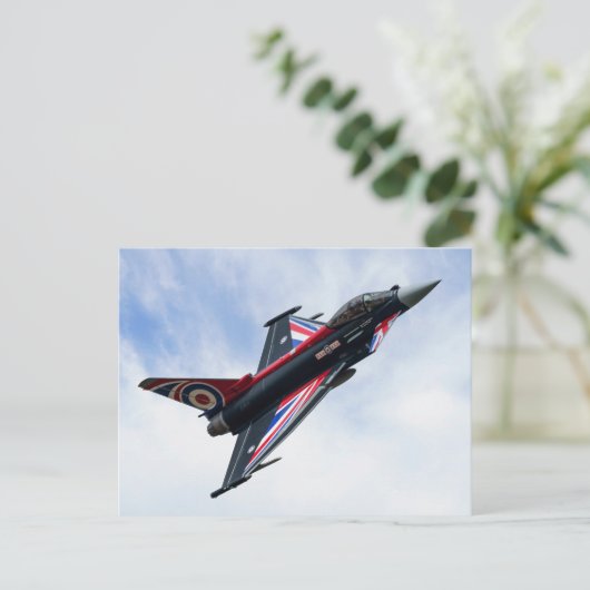 Union Jack Typhoon Briefkaart (Staand voorkant)