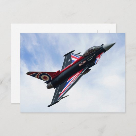 Union Jack Typhoon Briefkaart (Voorkant / Achterkant)