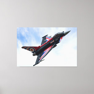 Union Jack Typhoon Canvas Afdruk