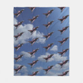 Union Jack Typhoon Fleece Deken (Voorkant)