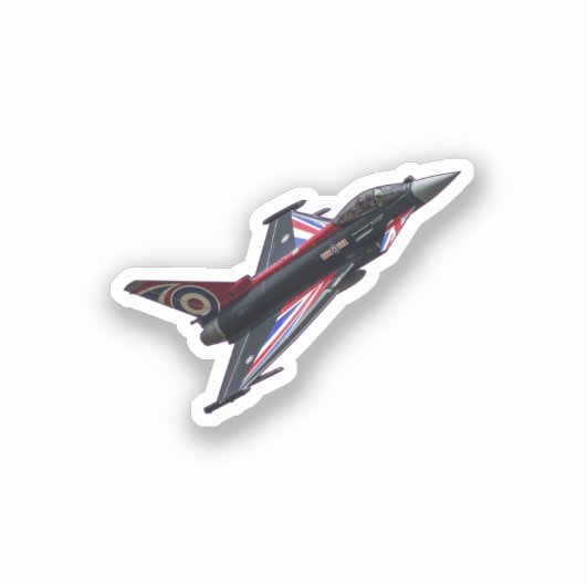 Union Jack Typhoon Sticker (Voorkant)