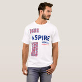 Union Jack UK ASPIRE HOGERE Christelijke Geschrift T-shirt (Voorkant volledig)