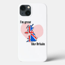 Union Jack UK Brits design met hart