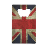 Union Jack UK Britse vlag van Engeland Creditkaart Flessenopener (Voorkant)