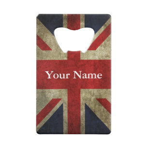 Union Jack UK Britse vlag van Engeland Creditkaart Flessenopener