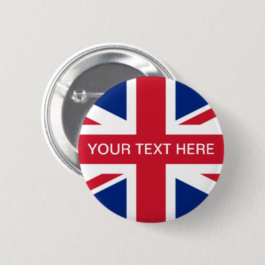 Union Jack UK  Button (Voorkant /achterkant)