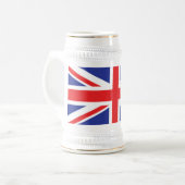 Union Jack UK Flag Bierpul (Voorkant links)