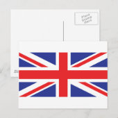 Union Jack UK Flag Briefkaart (Voorkant / Achterkant)