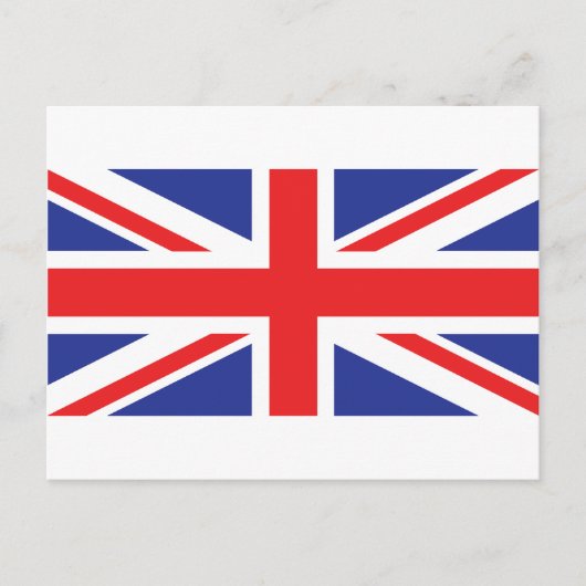Union Jack UK Flag Briefkaart (Voorkant)