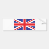 Union Jack UK Flag Bumpersticker (Voorkant)