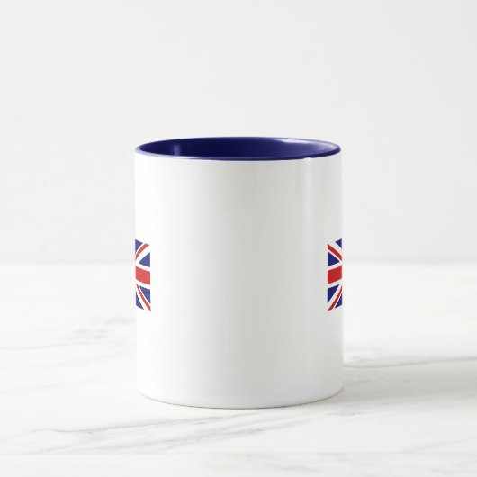 Union Jack UK Flag Coffee Mok (Midden)