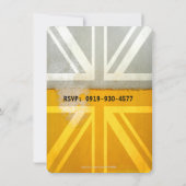 Union Jack UK Flag Cold Fresh Beer Verjaardagsfees Kaart (Achterkant)