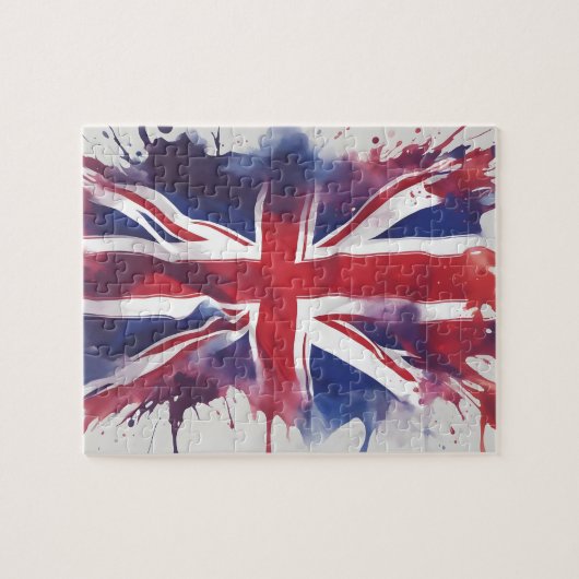 Union Jack UK Flag Legpuzzel (Horizontaal)
