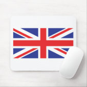 Union Jack UK Flag Muismat (Met muis)