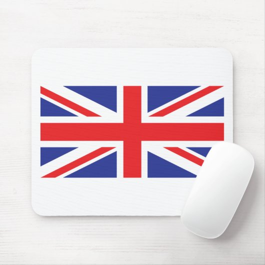 Union Jack UK Flag Muismat (Met muis)