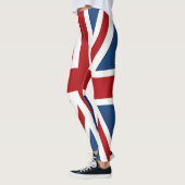 Union Jack UK Flag Red White Leggings (Links)