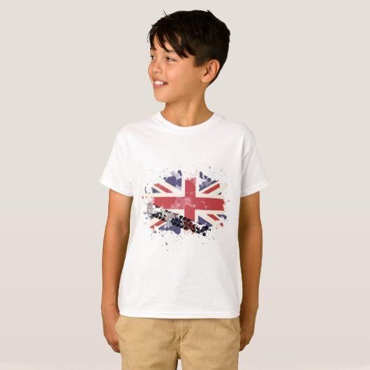Union Jack UK Flag T-shirt (Voorkant volledig)