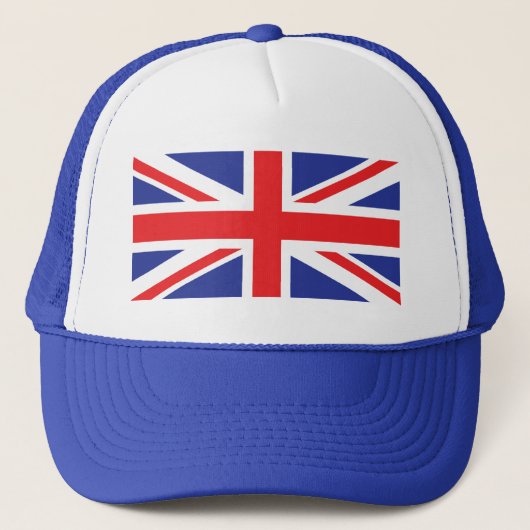 Union Jack UK Flag Trucker Pet (Voorkant)