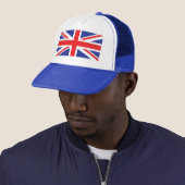 Union Jack UK Flag Trucker Pet (In situ)