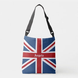 Union Jack UK Patriotic Flag Red White Blue Crossbody Tas