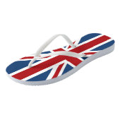 Union Jack UK Patriotic Flag Red White Blue Teenslippers (Schuin)