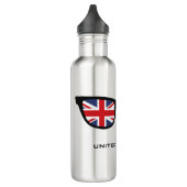 Union Jack UK Shades aangepaste waterflessen Waterfles (Links)
