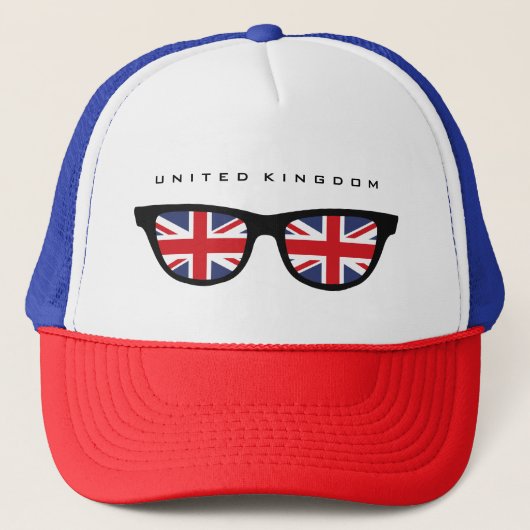 Union Jack UK Shades custom pet (Voorkant)