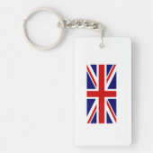 Union Jack UK Vlag Sleutelhanger (Voorkant)