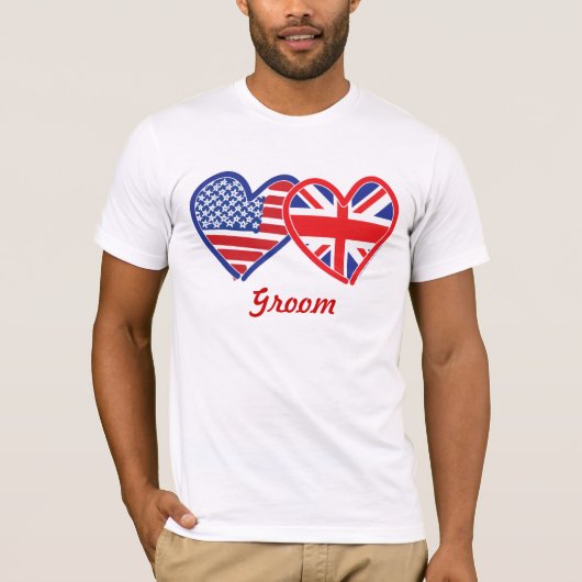 Union Jack/USA T-shirt (Voorkant)