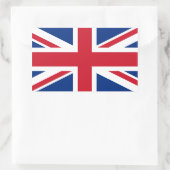 Union Jack Verenigd Koninkrijk Rechthoekige Sticker (Tas)