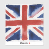 Union jack vinyl sticker (Vel)