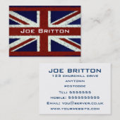 Union Jack Visitekaartje (Voorkant / Achterkant)